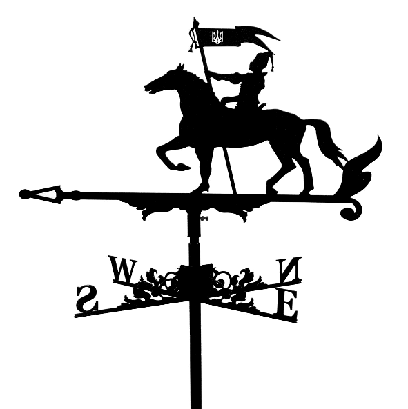 Флюгер на дах “Козак на коні”
